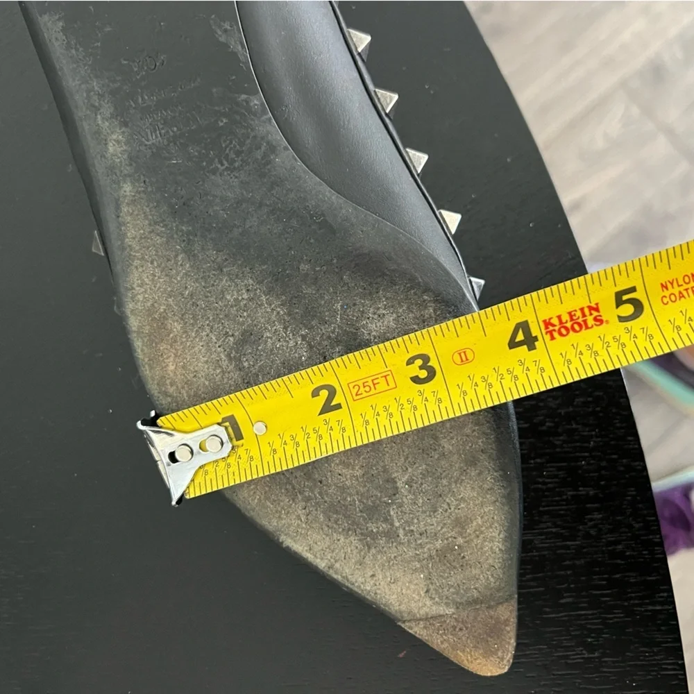 Rockstud Pointed Toe Ballerina Flat - Picture 15 of 15